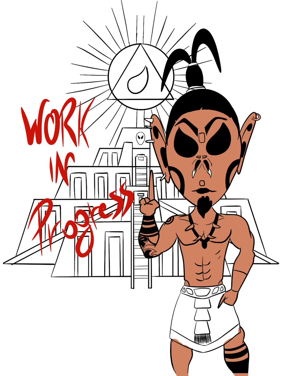 Lammar89's tweet photo. Work in progress. #MAYA #mayans #Illuminati #NFTProject #nftlover #NFTCommumity #NFTGiveaway #NFTCollection #alien #Annunaki #rebelalien https://t.co/OMisK6YgTI