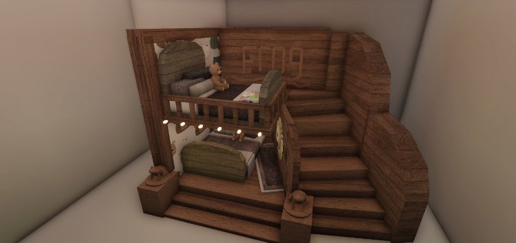 Froggyplayzz's tweet photo. 🧸Hii
Todays hack is a REMAKE of one of my old bunkbeds! I think this looks SO much better! 🧸
Hope all you like it! 

(The original bed will be in the comments)

@RBX_Coeptus @FroggyHopz_RBLX @BasicallyBlxbrg @BramPeee #bloxburg #bloxburghacks https://t.co/1CltPJ2o0t