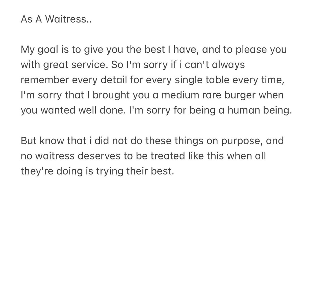 HanceJayna's tweet photo. I don't use twitter much anymore, but I needed to vent. &amp; If you work in the restaurant industry.. I think you'll feel my pain here. https://t.co/Mc5PdSLNlz