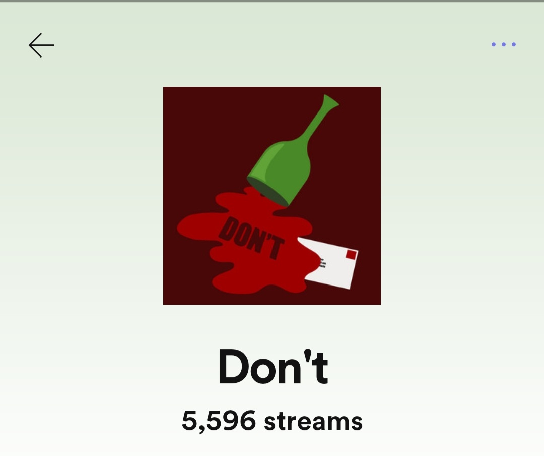 Book0fficial's tweet photo. With the release of my  new single Runaway coming out on Friday as a lovely treat Don't has reached 5000 streams! https://t.co/ikKczT3IEA