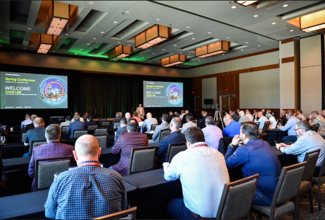 TDSYNNEX's tweet photo. The #SpringConference2022 in #Montreal, Quebec, #Canada is enlightening. Our Community Solv vendor partners and customers are networking and having promising discussions about the present and future of the industry.

#WeAreTDSYNNEX https://t.co/RdYlcVoS8H