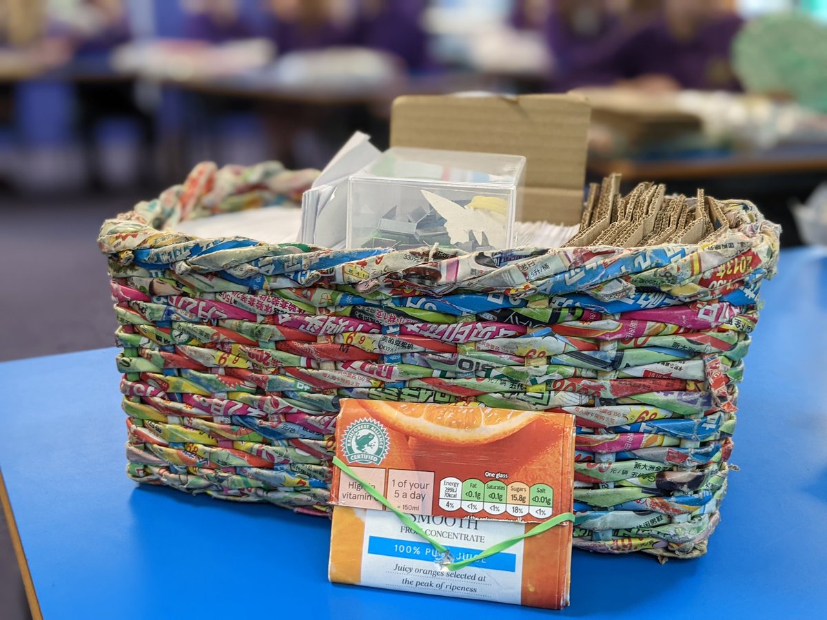 MrMarshallclass's tweet photo. Many thanks to @GreenEducation for a thought provoking and practical #recycling session in Y5 this afternoon. Everyone left for home very pleased with the upcycled map notebook they had made. #Greenweek #ecofriendly https://t.co/sqkoqHkXyI