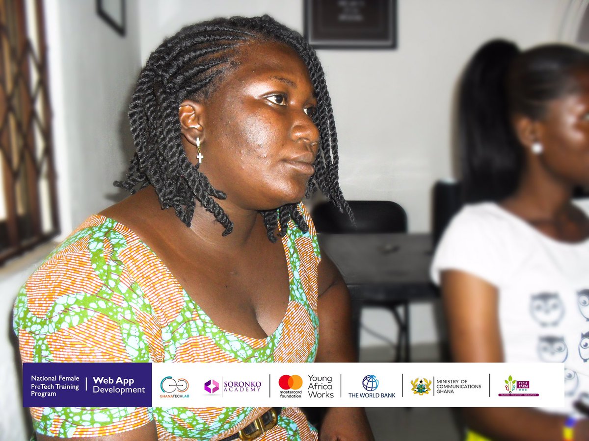 TECHFARMHub's tweet photo. Day 3 of the National Female PreTech Web Development Training. 

Lessons on User Interface and User Experience were given to the ladies.

They had their first hands-on session utilizing Figma to build a website's user interface.

 #GTLimpact #GTLWebDev
#PaSE #youthemployment https://t.co/vN2yHFlygs