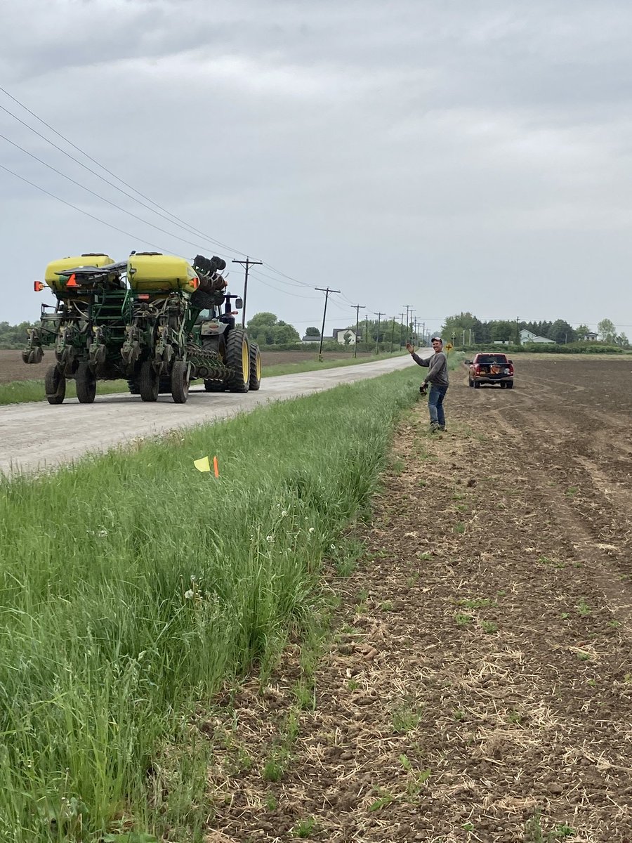 JasonV_SWAG's tweet photo. A misty, not quite rainy day but the last @SWAgromart @PRIDESeeds and @NKSeeds corn plot is in. Thanks to @chapple_mc and Triple P Farms for the assist. https://t.co/A85CIVbvVQ