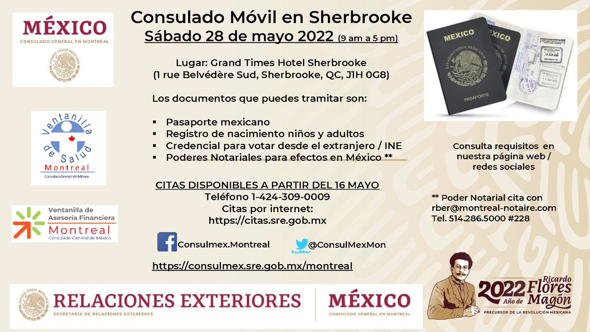 ActionsAide's tweet photo. Le @ConsulMexMon organise l'activité consulat mobile à Sherbrooke pour samedi le 28 mai 2022.
Actions Interculturelles travaillera de concert avec l’équipe du consulat pour rejoindre les ressortissants mexicains qui pourraient avoir besoin de services consulaires. https://t.co/i1k0Yq80ar