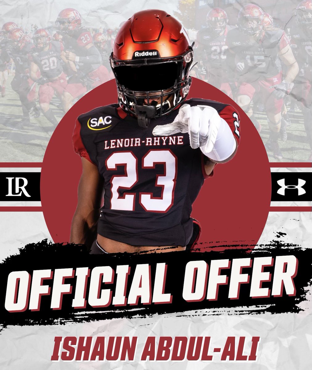 Blessed to receive a offer from Lenoir-Rhyne University @CoachKTinsley @coach_davidyock @CoachCoiro @coachal97