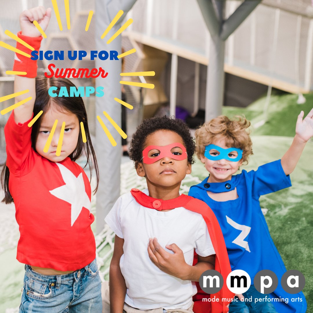 Campers, Assemble! Sign up for Marvel Scene Study camp where students create original characters, scenes, &amp; songs after exploring the process of storytelling &amp; character development while acting out scenes from the #MCU! Register: l8r.it/40Oj #mmpasummercamp2022