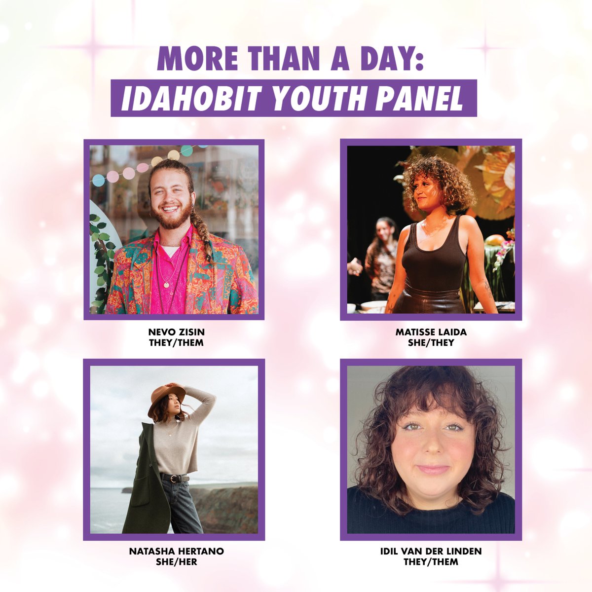 Introducing the panel of local queer heroes who will be sharing their amazing work this Saturday!

Hosted by the Minus18 Young Leaders in-person at the Victorian Pride Centre for young people 12-19, and is available digitally to all ages.
bit.ly/3wE5Pde