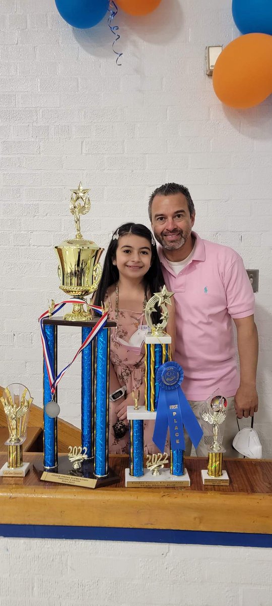 Feeling super proud and so blessed on how many accomplishments our little girl has achieved!  Principal's Award, High Honor Roll, 1st place ribbon for Creative Writing , Outstanding Art, PACT,and Bluebonnet. Super Proud of you baby girl! We love you so much!