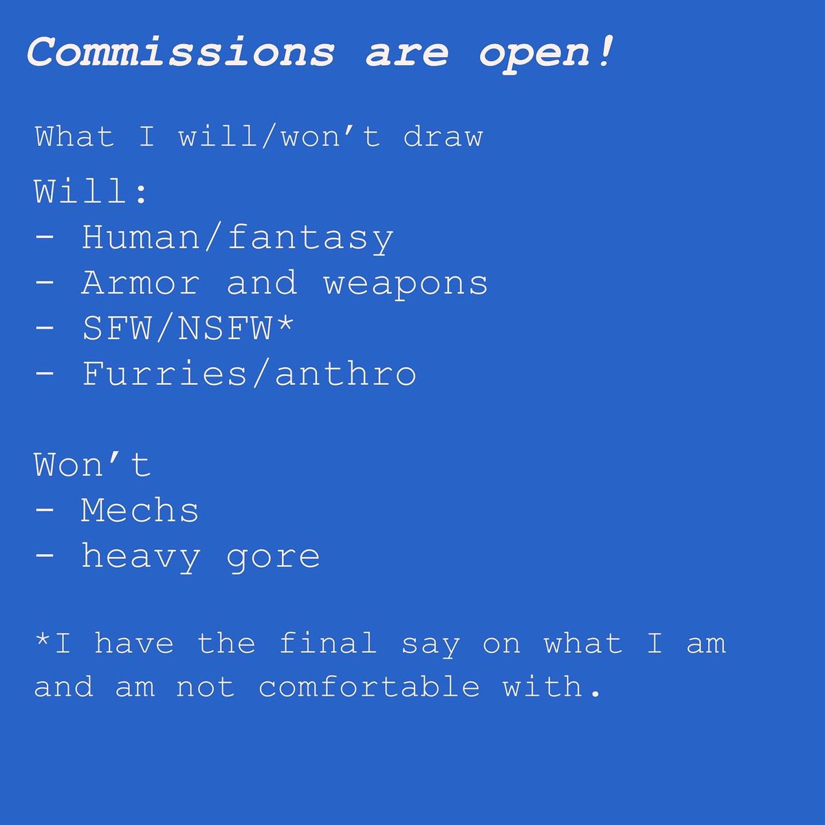 tbonesart's tweet photo. Commission info https://t.co/E7pURFLhIs