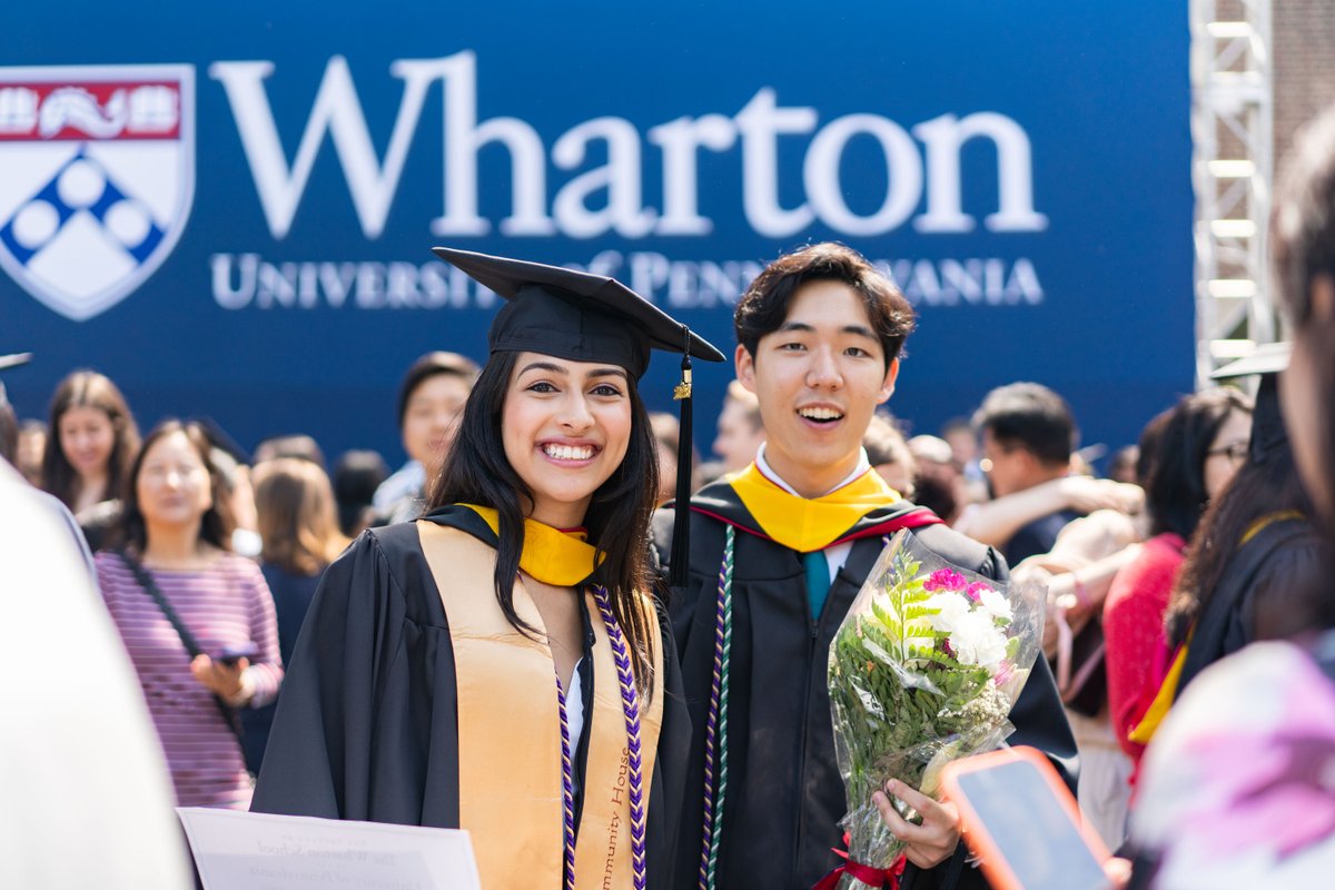 Wharton Undergrad (@whartonugr) on Twitter photo Our Class of 2022 #WhartonUndergrads have become <a href="/Wharton/">The Wharton School</a> alumni! Congrats to all the graduates!
Watch highlights from the day: whr.tn/2022 Our Class of 2022 #WhartonUndergrads have become <a href="/Wharton/">The Wharton School</a> alumni! Congrats to all the graduates!
Watch highlights from the day: whr.tn/2022