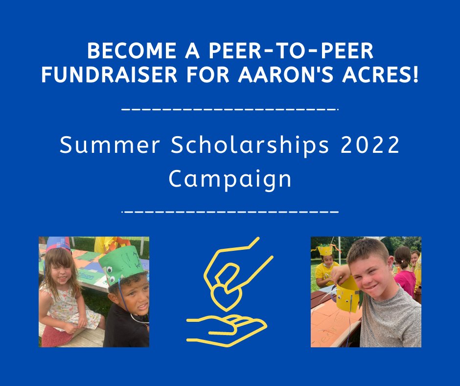 AaronsAcres's tweet photo. Learn more and sign up to be a fundraiser for Aaron's Acres' Summer Scholarships 2022 Campaign! Visit https://t.co/zsgjuWV6AI https://t.co/7VHphWVqRo