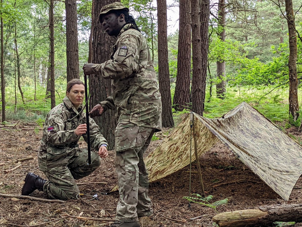 DMS_JHGSE's tweet photo. This week the Squadrons at JHG(SE) go Back to Basics with exercises for the new Individual Training Requirement. Brushing up Field Craft skills that are essential for all soldiers no matter the Cap Badge   #ThisisBelonging #FailLearnWin #SoldierFirst @ArmyMedServices @DMS_MilMed https://t.co/DFFlqQAWZD
