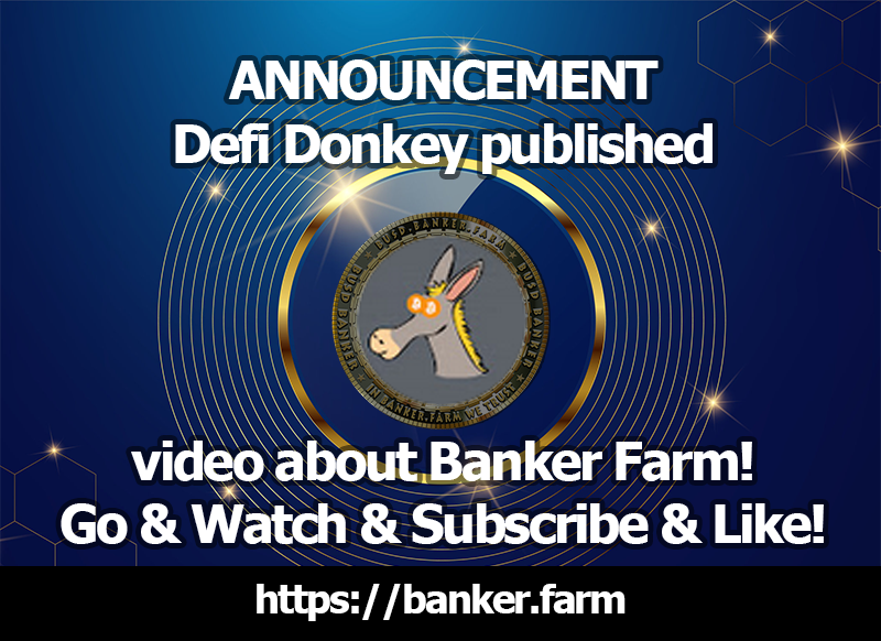 BankerFarm's tweet photo. #DefiDonkey published video about #BANKERFARM #BNBBANKER #BUSDBANKER Watch &amp; Like &amp; Comment Subscribe! https://t.co/mf4MYOM4LB https://t.co/pbFHwq1xQP