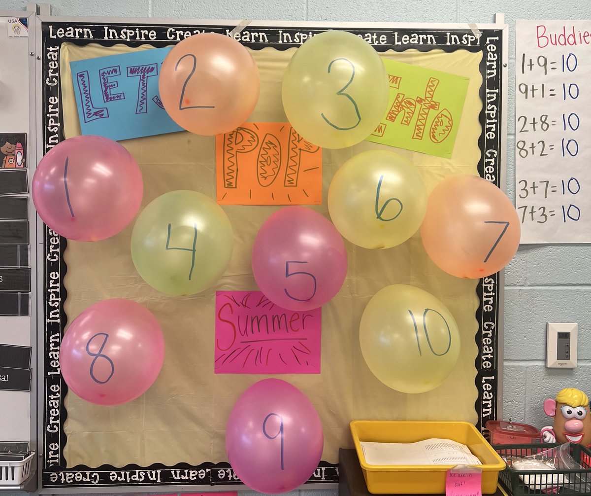 PooleLNES's tweet photo. The balloons are back! 😈 Summer.. we are coming for you! #finishstrong #countdown #summerbreak https://t.co/sYntPi3uW5