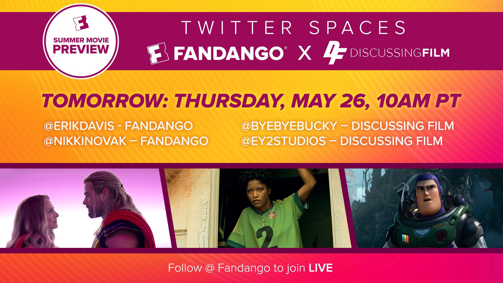 DiscussingFilm on Twitter "We are teaming up with Fandango to