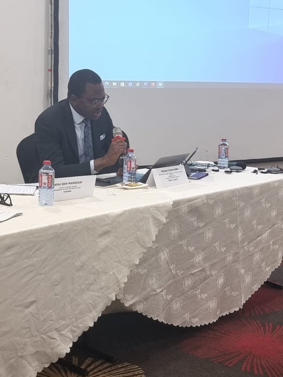 MichaelKanuSL's tweet photo. #Day2 of the regional workshop in Accra organized by #OIF, @DroitOhada &amp; #UNCITRAL on Investor-State Dispute Settlement #ISDS in Africa. Presented on a possible #AppellateMechanism #AM offering an #AfricanMemberState perspective  - #UNCITRAL WGIII working paper on #AM #ISDSreform https://t.co/kK07Z8GqrL
