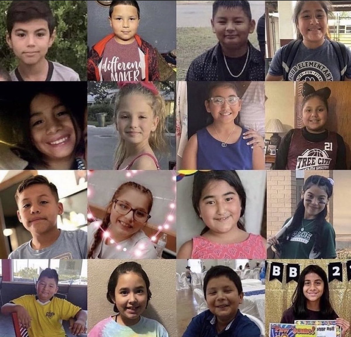 WendyCastillo90's tweet photo. Mi corazón está roto al ver tantos sueños truncados por un desalmado que los masacró hasta acabar con sus vidas.  Descansen en Paz! #Uvalde #TexasSchoolMassacre https://t.co/gmLd77kQ7k