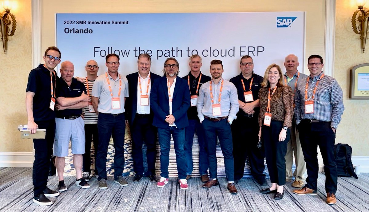 Forgestik's tweet image. Cette semaine, nos collègues profitent du soleil de la Floride à Orlando, au SAP SMB Innovation Summit 2022. Conférences, nouveaux produits, innovations technologiques, tous les outils dont les PME auront besoin pour accélérer leur croissance. 

#forgestik #smbsummit2022