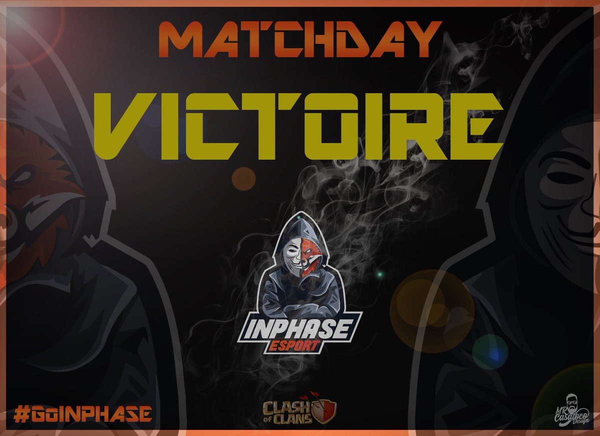 Inphase_Coc's tweet photo. Victoire en 1/16ème du #tournoidesbarons en Bo3.
GG à @BlackNightClub4 🙏
GG la team
Match 1 :
⭐⭐⭐ @NicovP0001
⭐️⭐️⭐️ @Koi_San_Inphase
Match 2 :
⭐️⭐️⭐️ @NicovP0001
#GoINPHASE https://t.co/o5I4Oni6EC