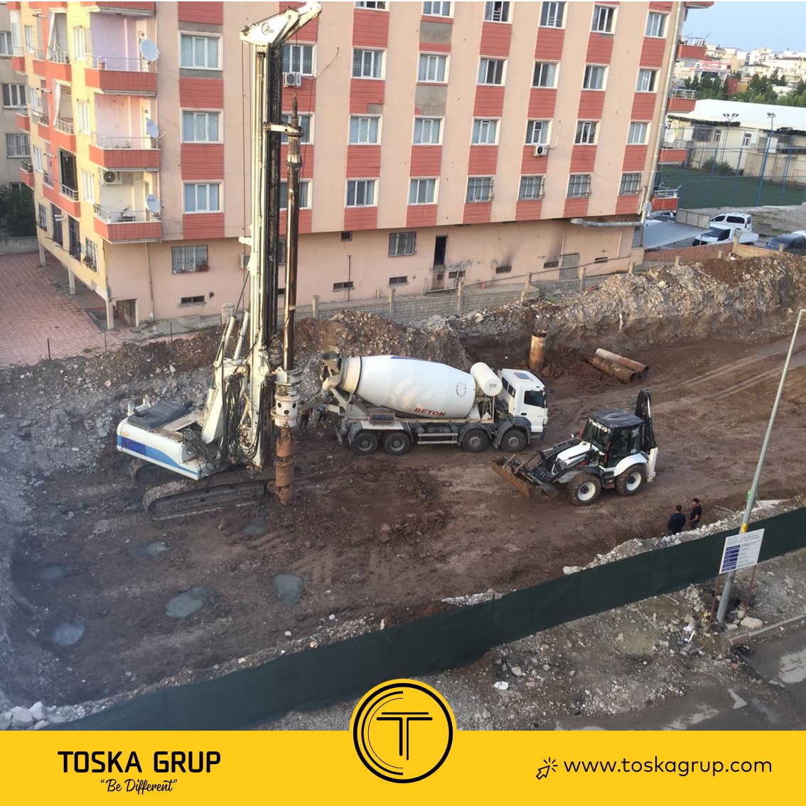 gruptoska's tweet photo. Toska Grup, daha sağlam zemin, daha güvenli yaşam alanı sloganıyla yapılar inşa etmeye devam ediyor. 

Toska Grup continues to build structures with the slogan of stronger ground, and safer living space.

#toskalifeprojesi #boredpile #forekazık #yaşamalanı #bedifferent #farklıol https://t.co/NPnfikq4dA