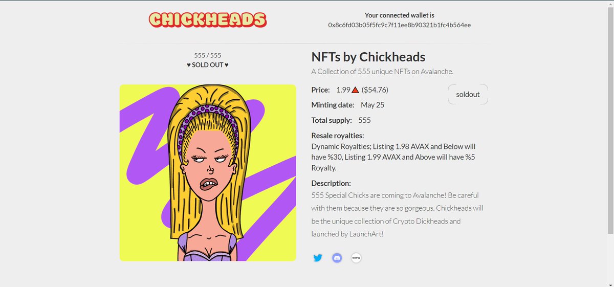 uykusuztrader's tweet photo. Chickheads Sold out oldu. Bizi destekleyen herkese çok teşekkür ederim. 
#chickheads #dickheadsFAM https://t.co/w9iYHWK9Ol