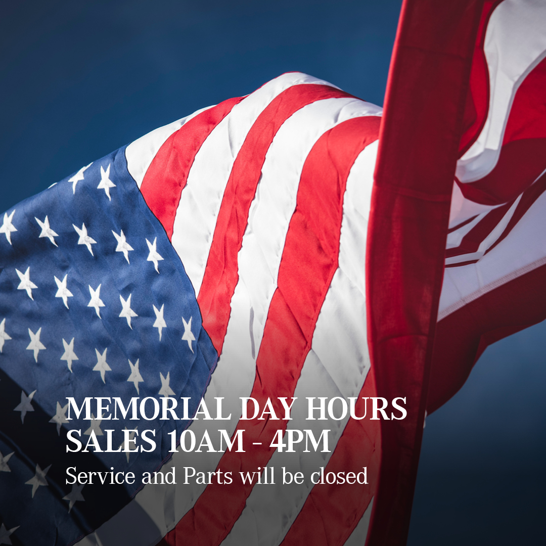 Please note our change in hours this Memorial Day