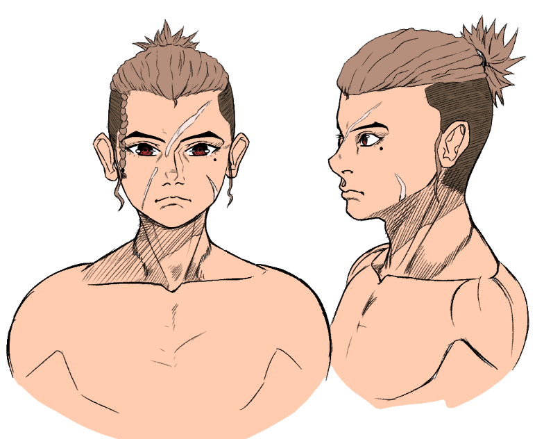 J_COM19's tweet photo. estoy en un miniproyecto de un what if de baki siendo mujer, este sería otro hijo del tunometecabrasaramambiche, aun no tiene nombre https://t.co/XTkh83ozUD