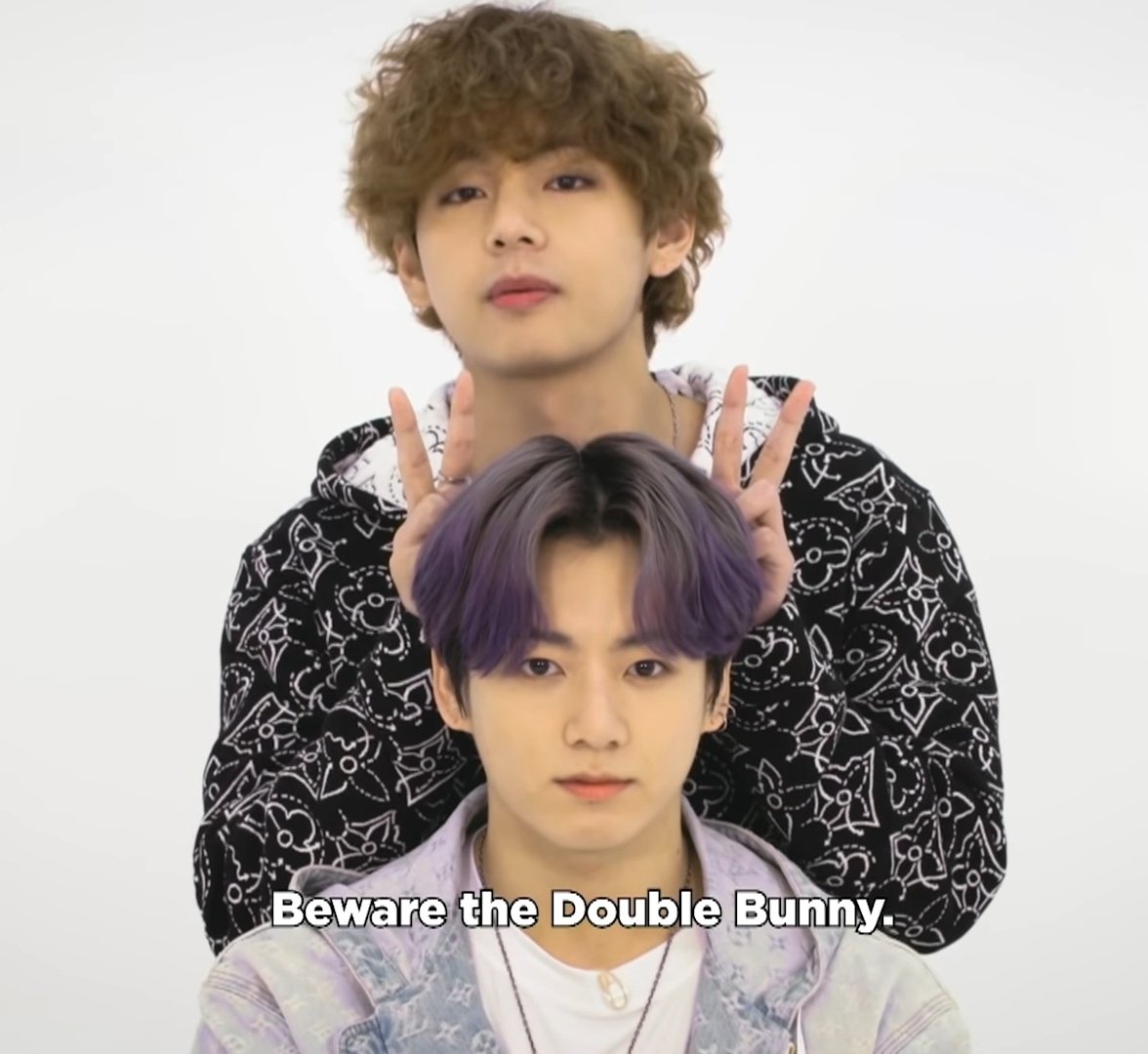 TheTKGlobal's tweet photo. one year of 'fear the double bunny' 🫠

#taekook https://t.co/IBH2AeUR9o