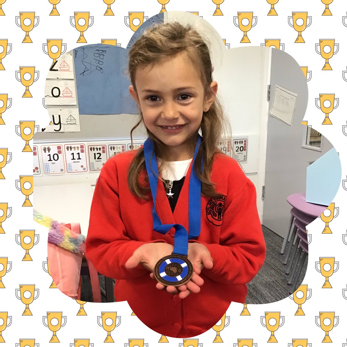 MsYellowleesEPS's tweet photo. Congratulations to this star for winning a bronze medal at the Taekwon-do Scottish Championships. Well done!🌟 https://t.co/ZcwlTVbtMo