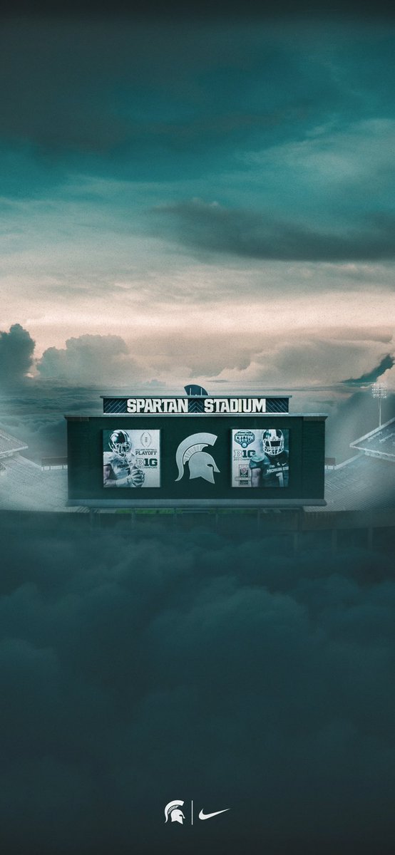 MSU_Football's tweet photo. 100 more days until we’re back here…💭

#WallpaperWednesday https://t.co/Qcvg3g2OPu