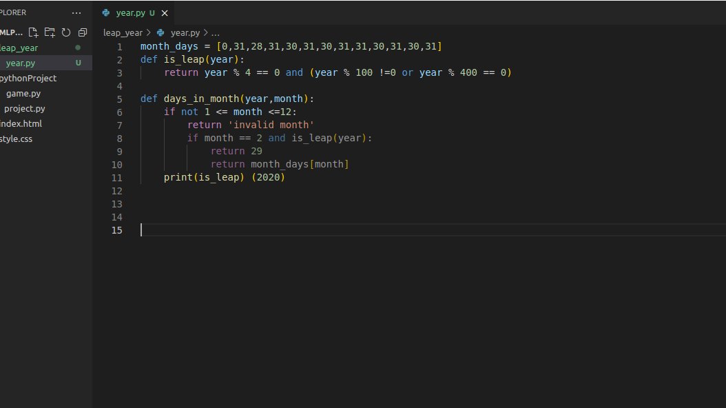 Blessed15644957's tweet photo. #100DaysOfCode 
#pythonprogramming. Day8
Wrote   a function to determine whether a year is leap or not https://t.co/YAyuWfltF7