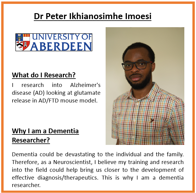 We're into the second half of our #RunTheBrain Challenge and it's time once again to meet some of our incredible dementia researchers taking part! 🏴󠁧󠁢󠁳󠁣󠁴󠁿🧑‍🔬🍊

Introducing...  @ad_mcneilly from @dundeeuni and @DrPI_Imoesi from @aberdeenuni!!