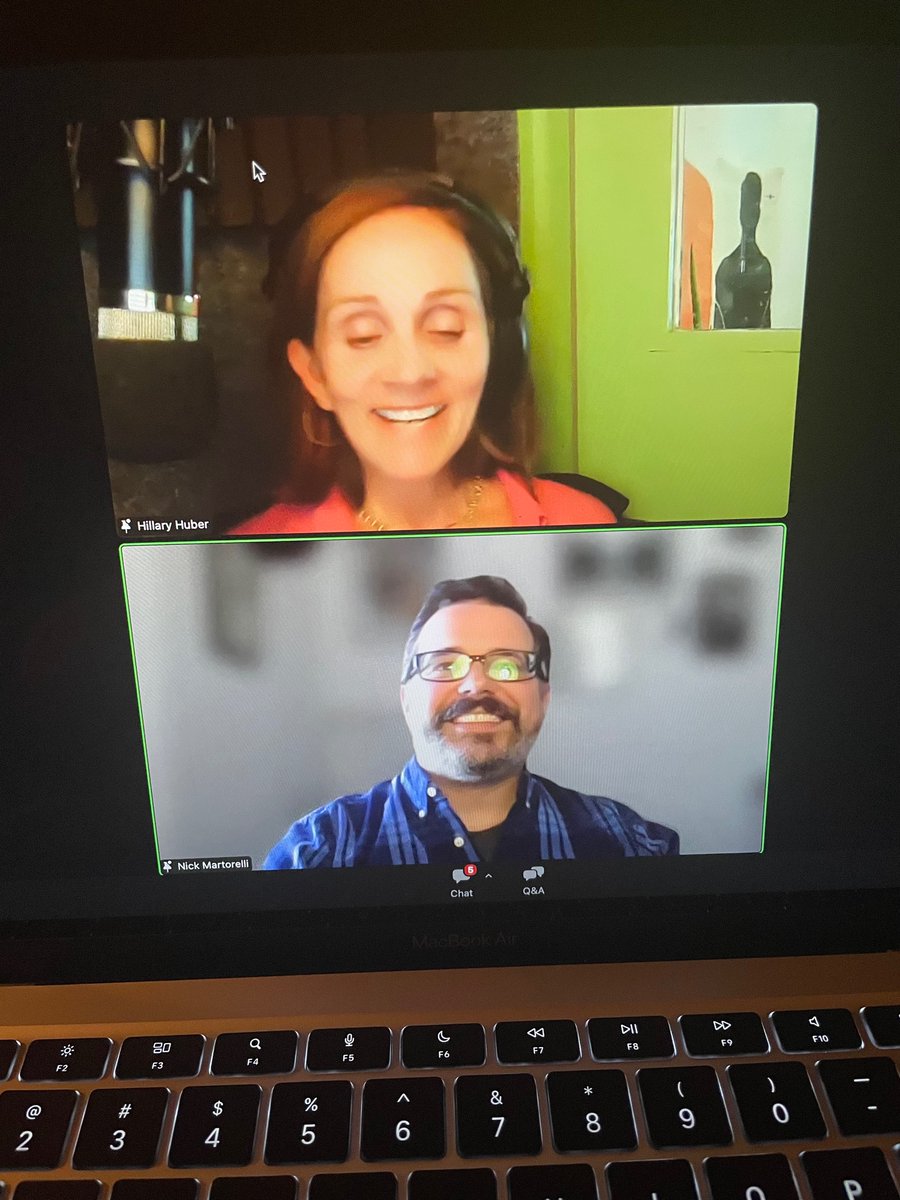 A great first ‘PANA-Rama with a Producer’ session this evening. So many talented narrators &amp; cracking tips from <a href="/NickMartorelli/">Nick Martorelli</a> Thanks @hillatious <a href="/pronarrators/">PANA - The Professional Audiobook Narrators Assoc.</a> 👏