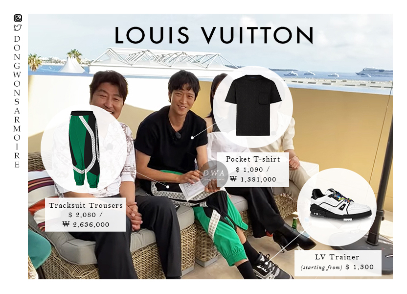 Gang Dong Won styled in Louis Vuitton for MMTG Surprise Live with #Broker Team @ Cannes Film Festival

#KangDongwon #강동원 #Cannes2022 
(📷 MMTG yt. ch)