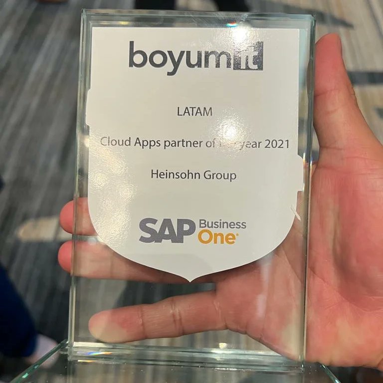 HeinsohnEcuador's tweet photo. Durante el #SAP #SMBInnvovationSummit2022 en Orlando, #HeinsohnGroup recibió un reconocimiento por parte de #BoyumIt Solutions como Partner CloudApps 2021 en Latinoamérica🏆🥇

¡Estamos a un paso de la #TransformaciónDigital https://t.co/Xe1MEEbGYP