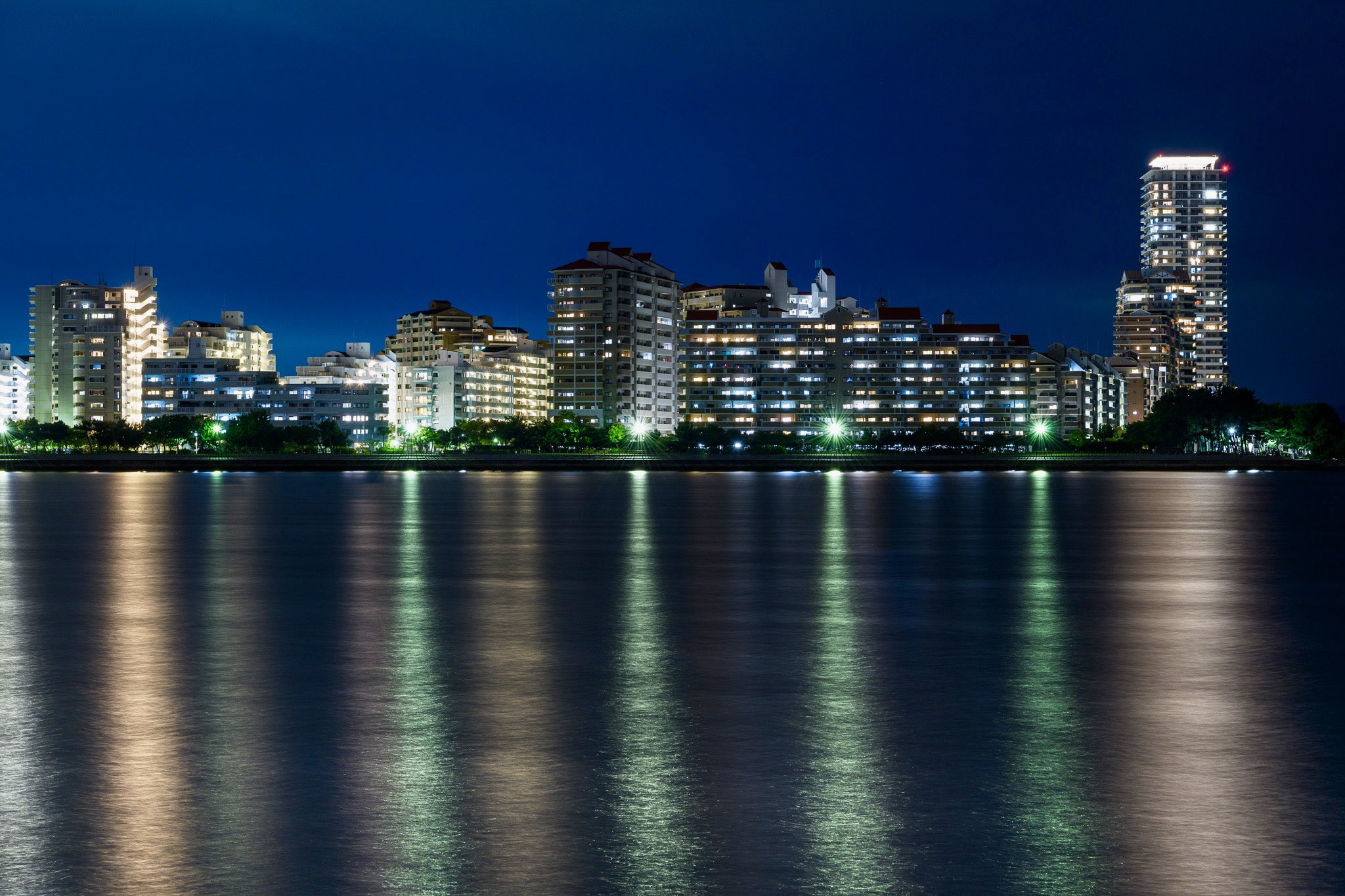 しげまる 室見川夜景 写真 福岡 夜景 室見川 Nikon 写真好きな人と繋がりたい T Co Wpx9tivrum Twitter