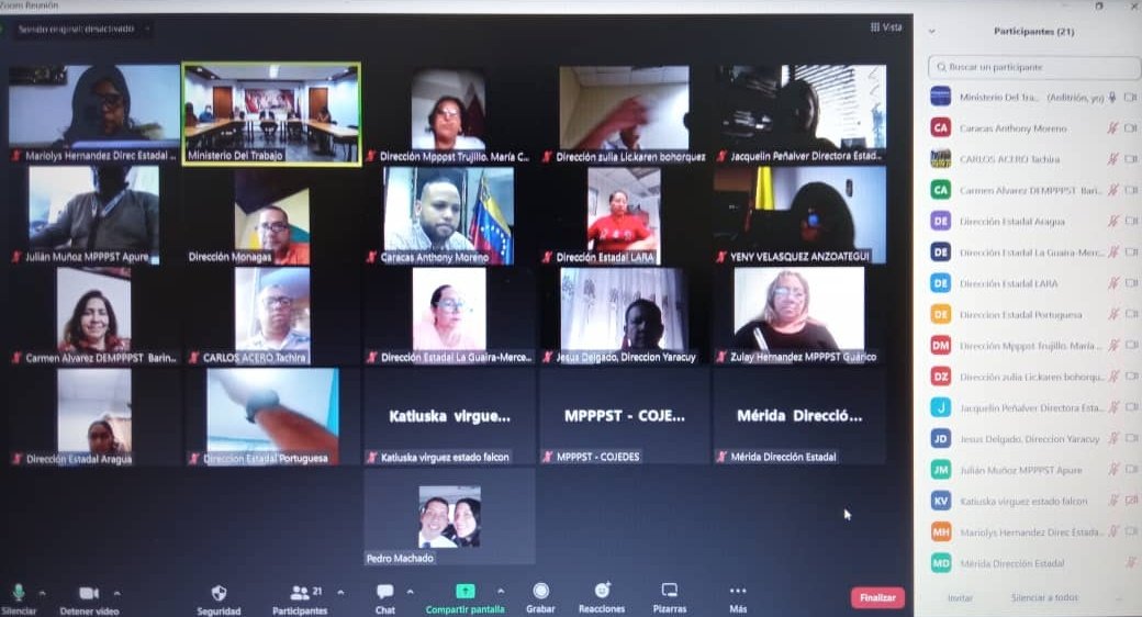 torrealbaf's tweet photo. Reunión junto a las Viceministras, Viceministros y Directores Estadales del @MinTrabajoVE, estableciendo los lineamientos generales que serán parte de la agenda de trabajo para avanzar hacia un futuro de grandeza tal como lo instruyó el Pdte. @NicolasMaduro.

#EstaEsLaNotaDeAhora https://t.co/qW43whUEgs