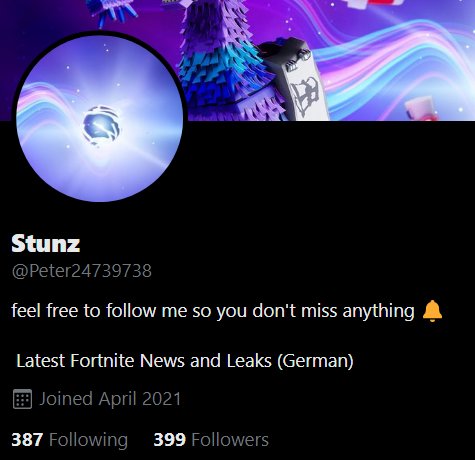 StunzNews's tweet photo. WTF
1 Follow PLS #Coummunity
#FortniteLeaks #FortniteChapter3 #FortniteArt #Fortnite
@Saii_Official @YQC_Venom @Leon123cool @AryloadFn 👀😁❤️ https://t.co/EqmbHpMd7c