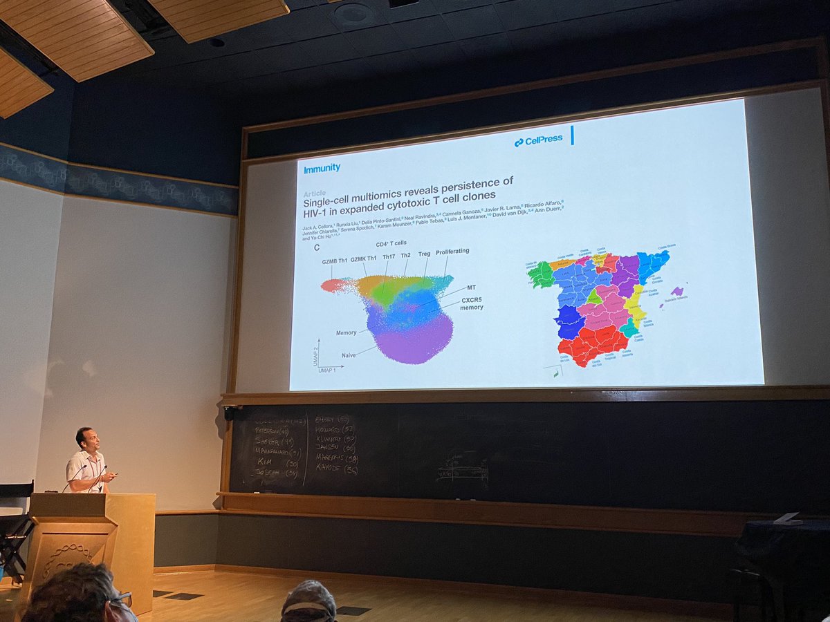 AlbertoBosqueP's tweet photo. Great latency session #cshlretro co-chairing with @lara_manganaro and having Natalie give her first talk as graduate student! And also discover I was born a Treg…. @HoLabHIV @GW_IBS GW_IBS https://t.co/skmiZDm1JW