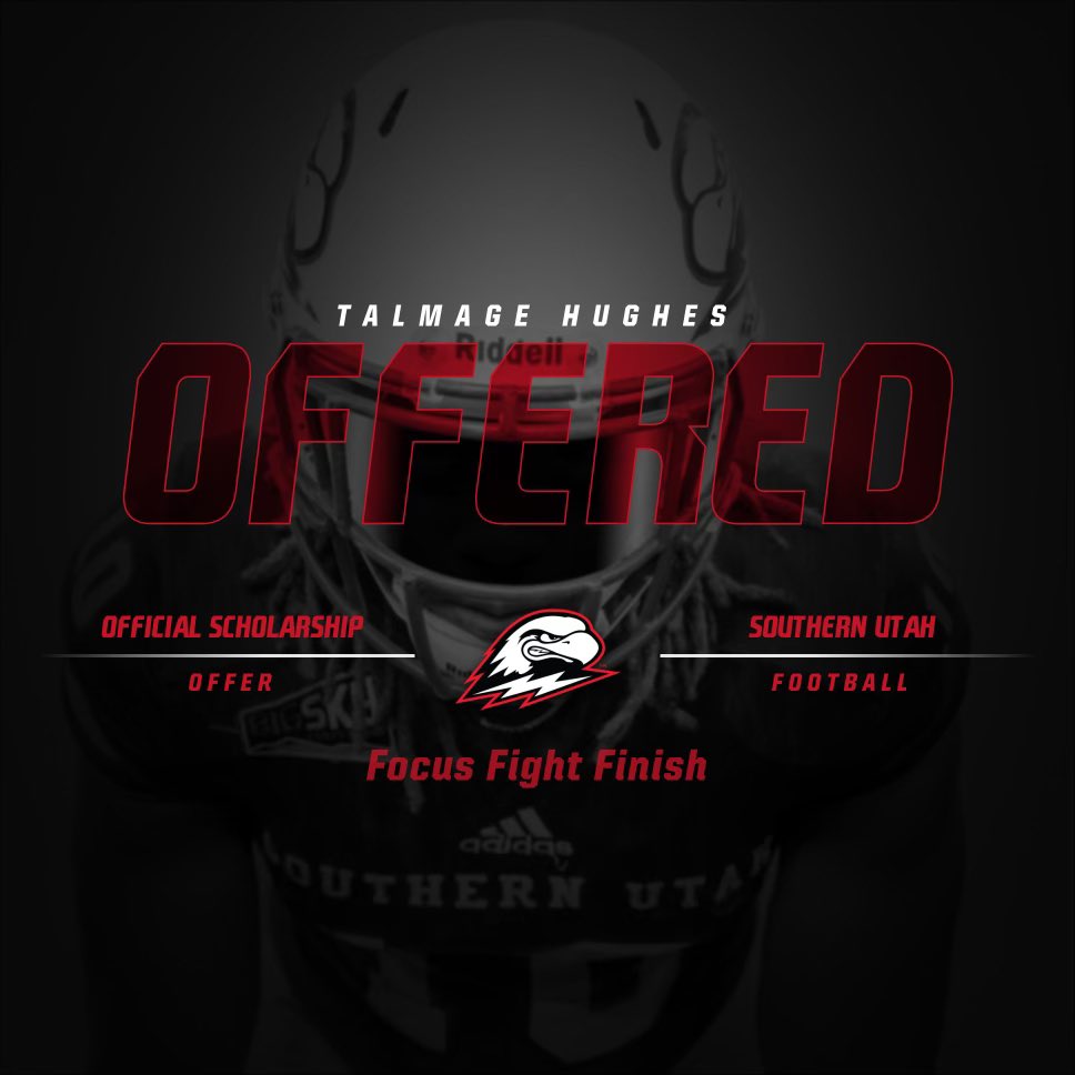 Tjsayso1's tweet photo. After a great conversation with @JohnKelling37 I am blessed to say I have received my 3rd D1 Full Ride Offer to Southern Utah University🔴⚫️ #waitedmyturn #blessed https://t.co/Kc6Zd2fxOC
