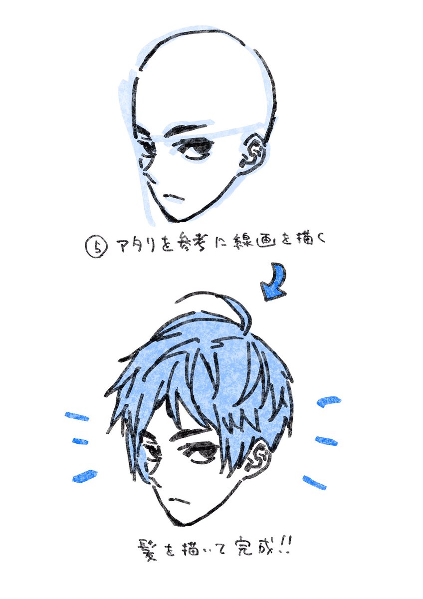 【ゆっくり解説】
鼻筋が通った顔の描き方

大切なのは最初に描くパーツ!
しっかり顔の向きを決めましょう! 