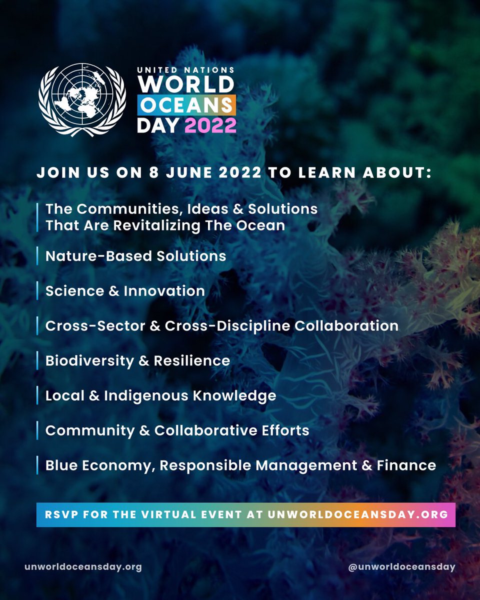 MySuraksha's tweet image. Join us on 8 June to learn and act to revitalize our oceans.

#RevitalizeTheOcean #UNWorldOceansDay
#undoalos #OceanicGlobal #blancpain1745 #LaMer