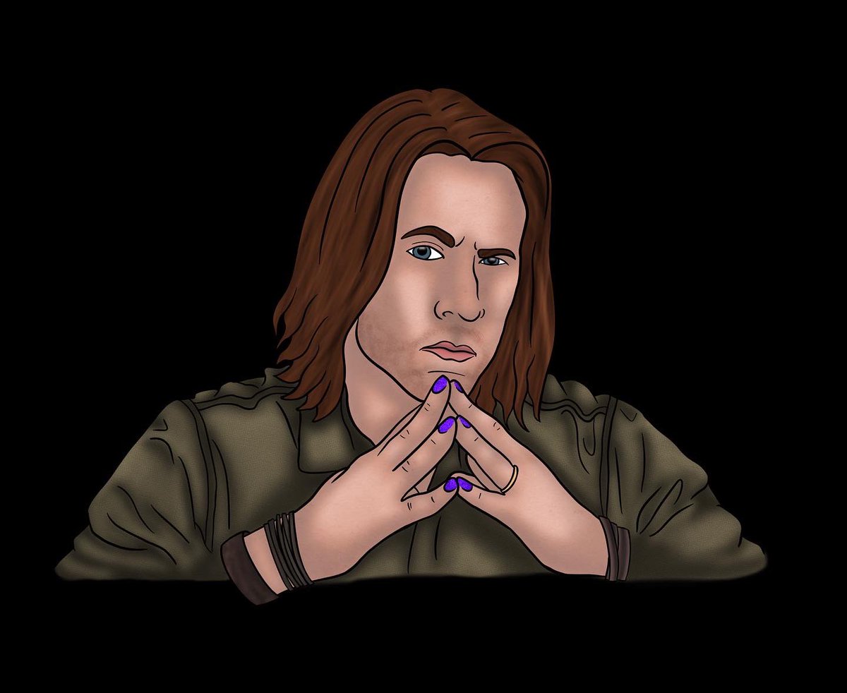 KuroYarnWAF's tweet photo. Watching a recent episode of #CriticalRole I was overcome with a need to make a sticker. Here’s the result. #YouCanCertainlyTry #MatthewMercer https://t.co/RJQQn0fHGQ