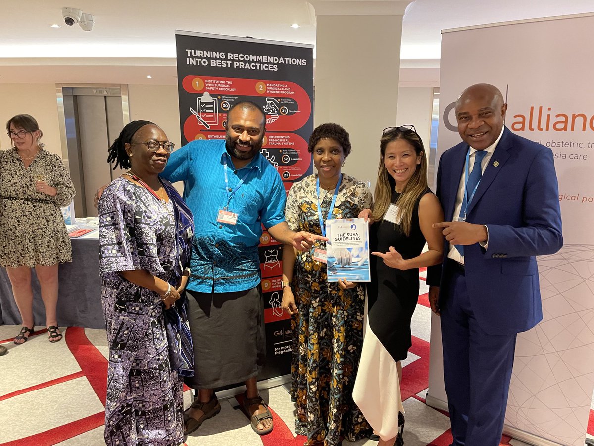 JaymieClaire's tweet photo. Aand that’s a wrap! The #suvaguidelines was launched by ⁦@Nadokoulu⁩ with ⁦@DGHisham⁩⁦⁩ ⁦@WHOWPRO⁩ ⁦@takeshi_kasai⁩ ⁦@sokolo12⁩ ⁦@MohGambia⁩ ⁦@MOHNigeria ⁦@WHO⁩ clinical services ⁦@theG4Alliance⁩ so excited! #WHA75 https://t.co/1iG6kjMl0h