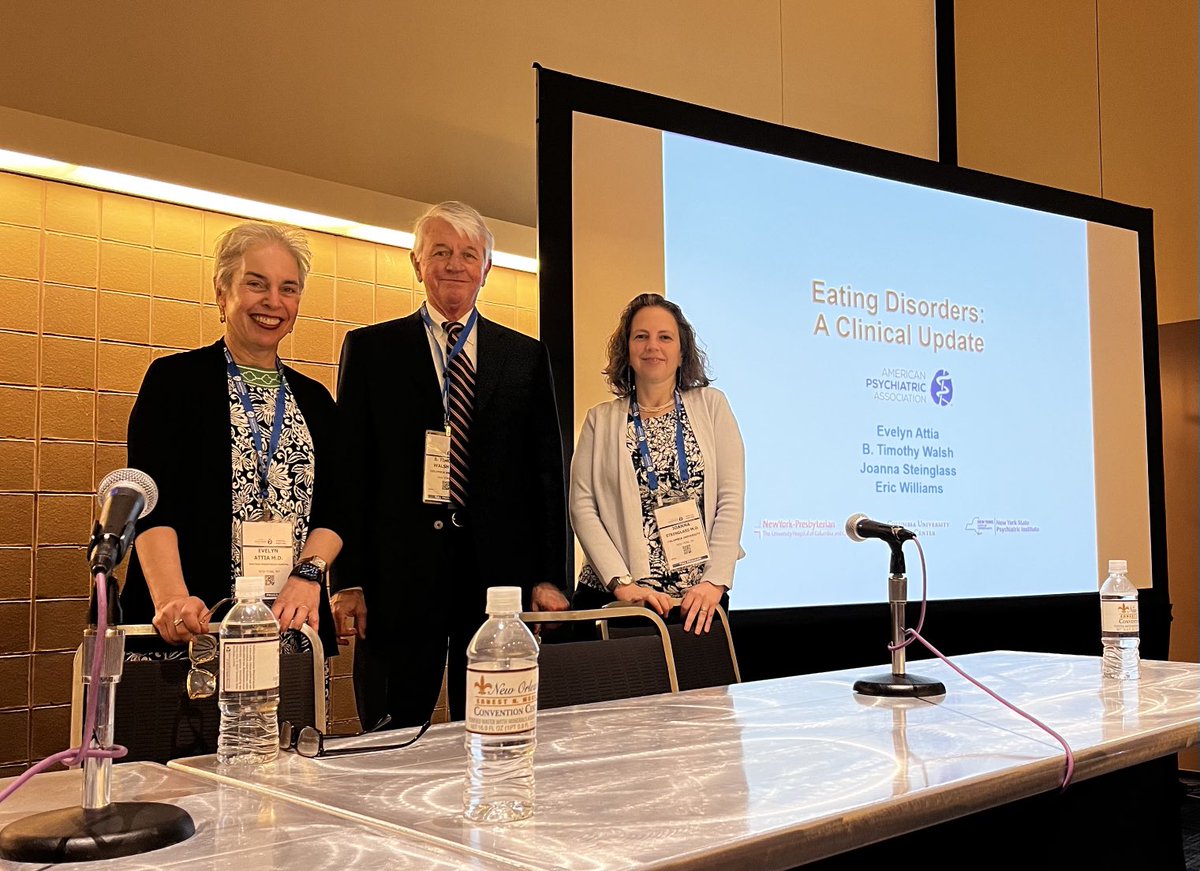 Evelyn Attia (@evelynattia) on Twitter photo Packed the house on the very last day of <a href="/APAPsychiatric/">American Psychiatric Association</a> meeting. Always a pleasure to present with my wonderful colleagues from <a href="/ColumbiaED/">ColumbiaCtr4ED</a> <a href="/ColumbiaPsych/">Columbia Psychiatry</a> Packed the house on the very last day of <a href="/APAPsychiatric/">American Psychiatric Association</a> meeting. Always a pleasure to present with my wonderful colleagues from <a href="/ColumbiaED/">ColumbiaCtr4ED</a> <a href="/ColumbiaPsych/">Columbia Psychiatry</a>