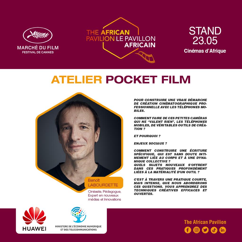 AfricanPavilion's tweet photo. #Échange riche entre @benoit_l et les #talentueuses #caméras d'#Afrique lors de l'#atelier #pocket #films avec le soutien de @HuaweiFr et du #Ministère de l'économie #numerique  et des #télécommunications du #Sénégal  
@AfricanPavilion
#apprentissage 
#Afrique https://t.co/7IYV8EM1tD