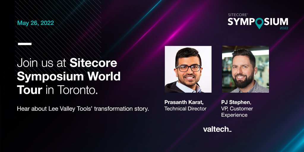 Toronto: see you tomorrow at the <a href="/Sitecore/">Sitecore</a> Symposium World Tour? We'll be talking about how <a href="/LeeValleyTools/">Lee Valley Tools</a> reimagined the way they work, from processes to teams to technology.

ow.ly/4uyZ50JhY5J