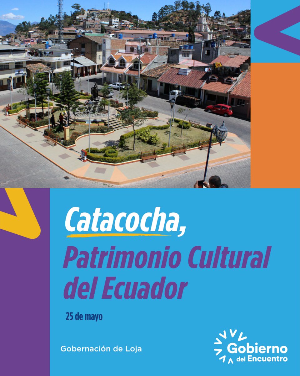GoberLoja's tweet photo. ▶️Felicitamos de la ciudad de #Catacoha, cabecera del cantón #Paltas, al celebrar 28 años de haber sido declarada Patrimonio Cultural del #Ecuador.
Te invitamos a visitar esta jurisdicción llena de historia y tradiciones.✅️ https://t.co/tMKVc9YCTc
