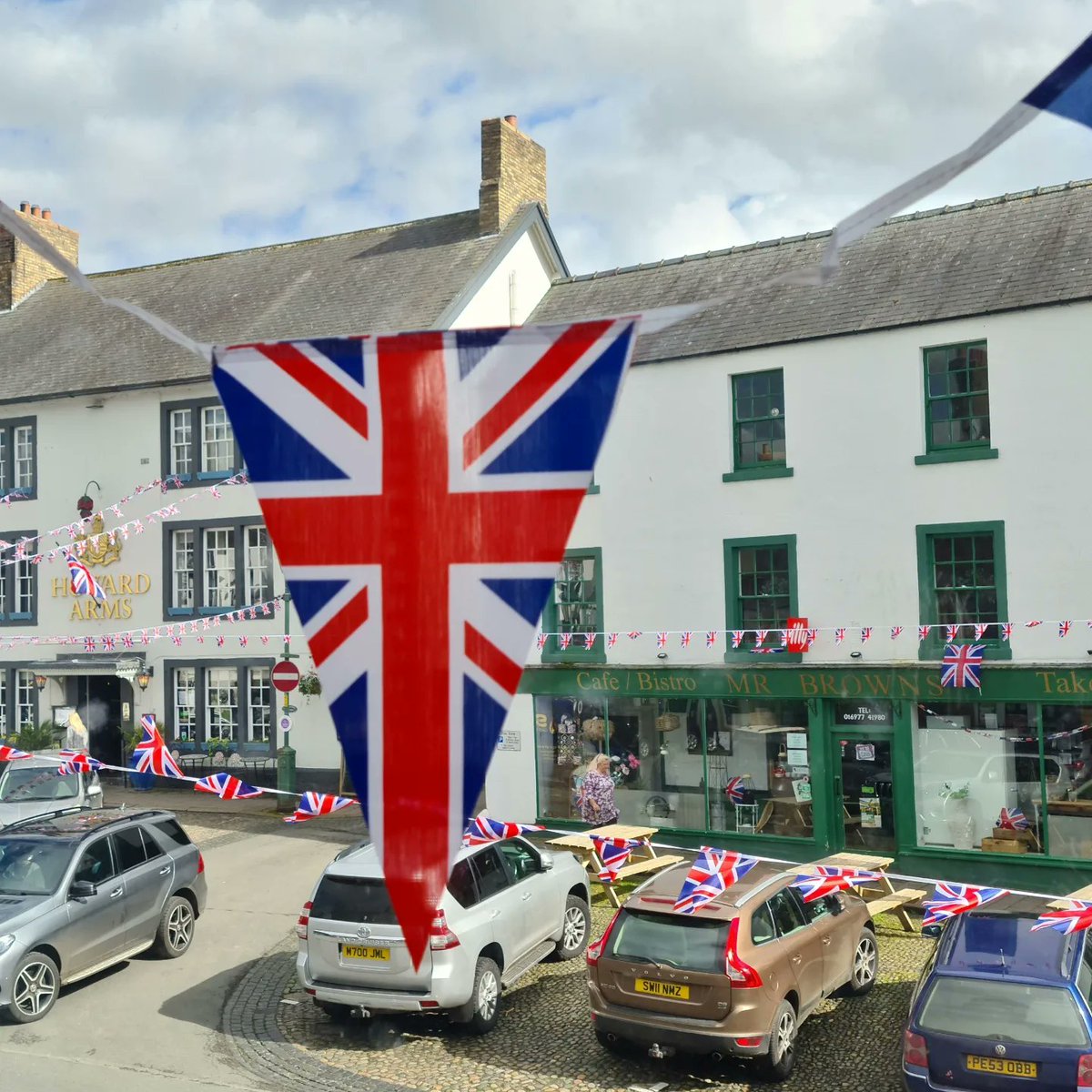 We are #jubilee ready at Curlew HQ, and so is #BramptonCumbria. It's lovely to see all the decorations around town in celebration of the #PlatinumJubilee